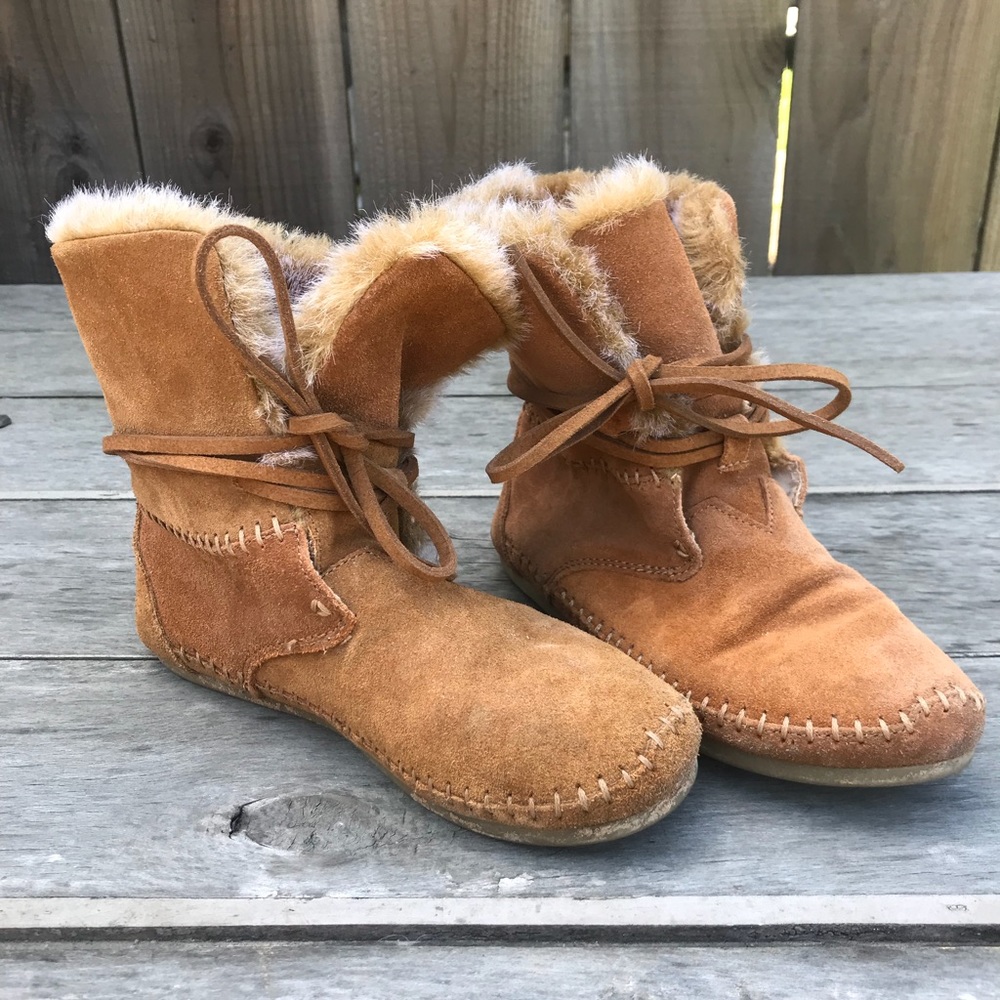 The Snuggliest Fur Lined Toms Moccasins